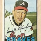 1967 Topps baseball card #307 Jim Beauchamp good, Atlanta Braves
