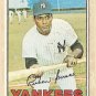 1967 Topps baseball card #358 Ruben Amaro G/VG New York Yankees
