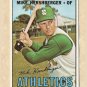1967 Topps baseball card #323 Mike Hershberger EX Kansas City Athletics