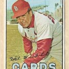 1967 Topps baseball card #324 (B) Hal Woodeshick VG St. Louis Cardinals