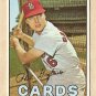 1967 Topps baseball card #304 Phil Gagliano EX (miscut) St. Louis Cardinals