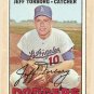 1967 Topps baseball card #398 Jeff Torborg NM Los Angeles Dodgers
