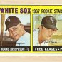 1967 Topps baseball card #373 Duane Josephson & Fred Klages RC EX Chicago White Sox