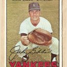 1967 Topps baseball card #375 (B) Jake Gibbs VG/EX New York Yankees