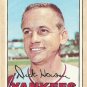 1967 Topps baseball card #411 (B) Dick Howser EX New York Yankees