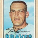 1967 Topps baseball card #417 Bob Bruce VG/EX Atlanta Braves