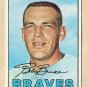 1967 Topps baseball card #417 Bob Bruce VG/EX Atlanta Braves