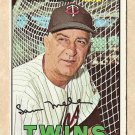1967 Topps baseball card #418 Sam Mele VG Minnesota Twins
