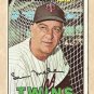 1967 Topps baseball card #418 Sam Mele VG Minnesota Twins