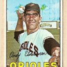 1967 Topps baseball card #457 Andy Etchebarren EX Baltimore Orioles