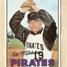 1967 Topps baseball card #425 (B) Pete Mikkelsen VG Pittsburgh Pirates