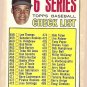 1967 Topps baseball card #454 6th Series checklist VG/EX (one box checked on back)