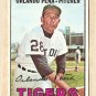 1967 Topps baseball card #449 (B) Orlando Pena VG+ Detroit Tigers