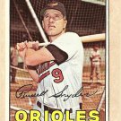 1967 Topps baseball card #405 Russ Snyder EX Baltimore orioles