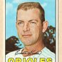 1967 Topps baseball card #434 Eddie Fisher EX Baltimore orioles