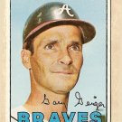 1967 Topps baseball card #566 Gary Geiger VG Atlanta Braves