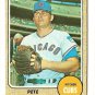 1968 Topps baseball card #516 Pete Mikkelson - good Chicago Cubs