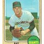 1968 Topps baseball card #494 Ray Sadecki - poor condition San Francisco Giants