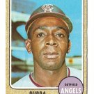 1968 Topps baseball card #216 Bubba Morton VG (light crease) California Angels