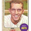 1968 Topps baseball card #594 (B) Phil Linz EX/NM New York Mets