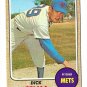 1968 Topps baseball card #556 Dick Selma EX/Nm New York Mets