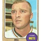 1968 Topps baseball card #536 (B) Bill Short EX New York Mets