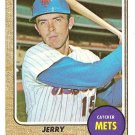 1968 Topps baseball card #582 (B) Jerry Grote NM New York Mets