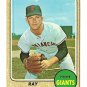 1968 Topps baseball card #494 (B) Ray Sadecki EX/NM San Francisco Giants