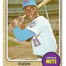 1968 Topps baseball card #254 Cleon Jones EX New York Mets