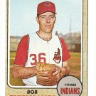 1968 Topps baseball card #269 Bob Tiefenauer EX Cleveland Indians