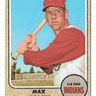 1968 Topps baseball card #340 Max Alvis VG/EX Cleveland Indians