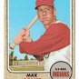 1968 Topps baseball card #340 Max Alvis VG/EX Cleveland Indians