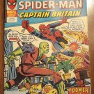 Super Spider-Man & Captain Britain #252 comic book magazine, British reprints of American comics