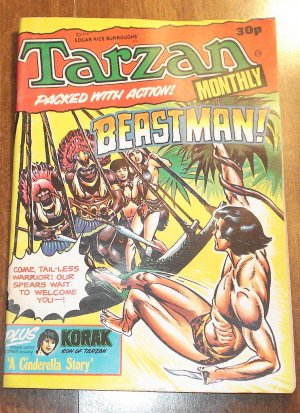 Tarzan Monthly (no #) comic book magazine, British reprints of American comics 1979, w/ Korak