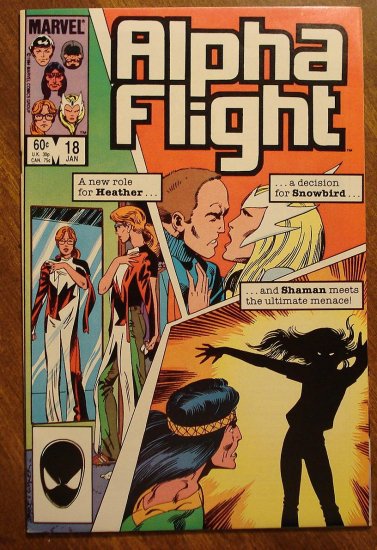 Alpha Flight #18 comic book - Marvel Comics