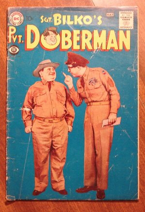 Sgt. Bilko's Pvt. Doberman #6 comic book, DC Comics, Sergeant, Private, Phil Silvers