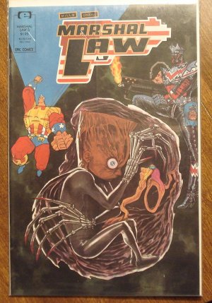 Marshal Law #5 comic book, Marvel 'Epic' Comics