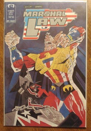 Marshal Law #6 comic book, Marvel 'Epic' Comics