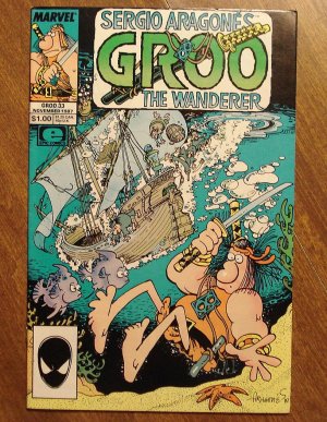 Groo The Wanderer #33 comic book, Marvel Comics, Sergio Aragones