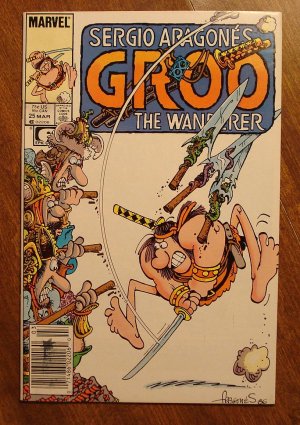 Groo The Wanderer #25 comic book, Marvel Comics, Sergio Aragones