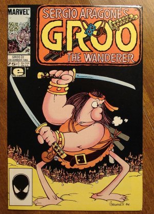 Groo The Wanderer #22 comic book, Marvel Comics, Sergio Aragones
