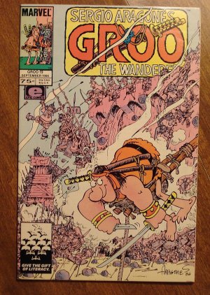 Groo The Wanderer #19 comic book, Marvel Comics, Sergio Aragones