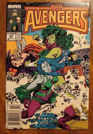 The Avengers #297 comic book - Marvel Comics