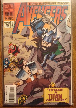 The Avengers Annual #23 comic book - Marvel Comics