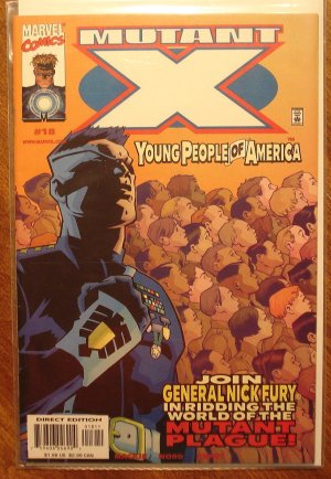 Mutant X #18 comic book - Marvel comics