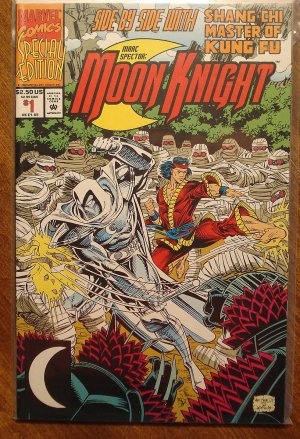 Marc Spector: Moon Knight Special #1 comic book - Marvel Comics, w/ Shang Chi, Master of Kung Fu