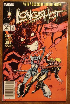 Longshot #6 (mini-series) comic book - Marvel comics, VF condition