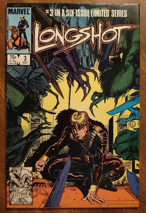 Longshot #3 (mini-series) comic book - Marvel comics, VG/F condition