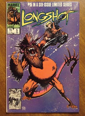 Longshot #5 (mini-series) comic book - Marvel comics, Fine condition