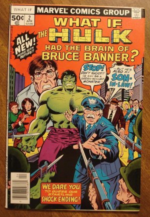 What If? comic book #2 (1977) The Hulk had the brain of Bruce Banner or Carrot Top? Fine condition